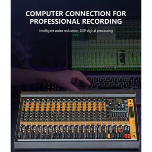 Mixer audio professionale 16 canali con Bluetooth/USB 99 effetti DSP