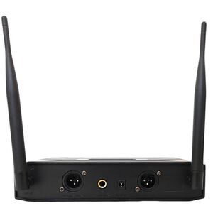 COPPIA MICROFONI WIRELESS PROFESSIONALI UHF GELATI RICARICABILI A BATTERIE