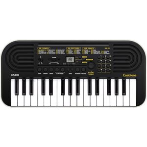 CASIO SA51 Tastiera Pianola Elettronica Musicale 32 Tasti (Nera fondo bianco)