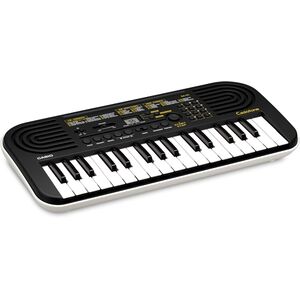 CASIO SA51 Tastiera Pianola Elettronica Musicale 32 Tasti (Nera fondo bianco)