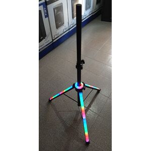 S-RGB STATIVO CASSE ACUSTICHE TREPPIEDE SUPPORTO STAND ILLUMINATO A LED RGB 170 Cm