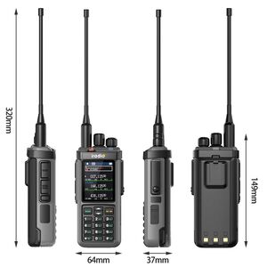 IRADIO UV-98 PLUS Radio Palmare Air Band 10W Cross-Band Repeater RX HF SSB