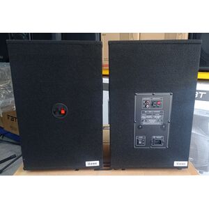 LM-08B COPPIA CASSE ACUSTICHE AUDIO AMPLIFICATE ATTIVE KARAOKE BLUETOOTH USB SD MP3 Radio FM