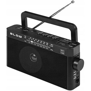 BLOW RA9 RADIO ANALOGICA PORTATILE AM/FM BLUETOOTH NERA