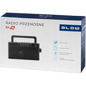 BLOW RA9 RADIO ANALOGICA PORTATILE AM/FM BLUETOOTH NERA