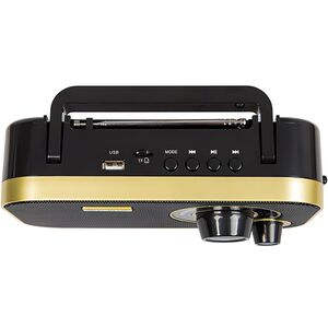 BLOW RA 12 RADIO ANALOGICA PORTATILE AM/FM NERA E ORO