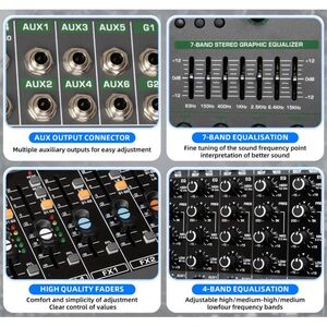 Mixer Audio Professionale 14 Canali 99 + 99 effetti DSP Bluetooth/USB Evoluzione del Montarbo XD-69