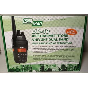 POLMAR DB-10 MKI RICETRASMETTITORE PORTATILE VHF/UHF 10W