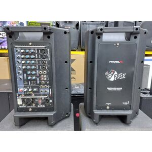 PROEL FREEPASS 10 USB sistema audio portatile completo mp3 mixer 8 canali 500W