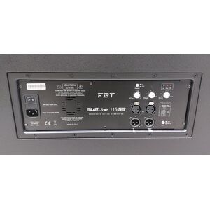 FBT Subline 115sa Subwoofer Attivo 1400W 15" con Cover FBT SL-C 115