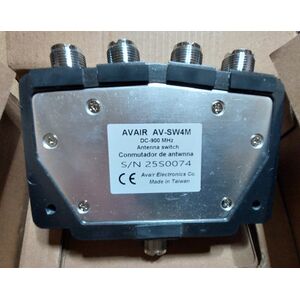 AVAIR AV-SW4M Deviatore Commutatore Switch 4 Vie per Antenne
