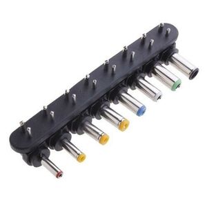 Alimentatore per PC regolabile Universale da 12-15-16-18-19-20-24V 8 Connettori