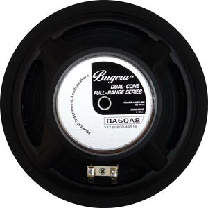 BUGERA 8A60A8 WOOFER ALTOPARLANTE 8" DOPPIO CONO LARGA BANDA FULL RANGE