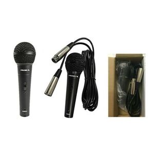PROEL DM800 Microfono Dinamico per Voce Karaoke completo di cavo XLR 5 metri