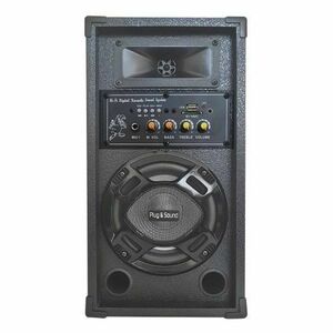 MD-11 COPPIA CASSE ACUSTICHE AUDIO AMPLIFICATE ATTIVE KARAOKE BLUETOOTH USB SD MP3 Radio FM