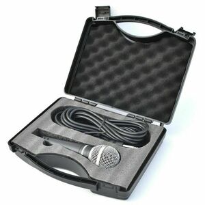 TECHNOSOUND MS 58 microfono professionale + valigetta per karaoke radio speaker