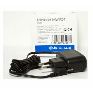 MIDLAND MW904 ALIMENTATORE CARICABATTERIE LPD UNIV.MIDLAND G9 G7XT G6XT G5XT G8