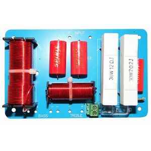 FILTRO CROSSOVER AUDIO 2 VIE 400W PER CASSE ACUSTICHE TAGLIO FREQUENZE