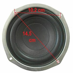 Altoparlante Woofer Mid-Woofer 13cm 130mm 5 Pollici 60 Watt Max 4 Ohm