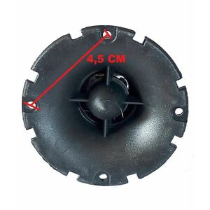 Tweeter a Tromba Piezo Elettrico Tondo con Griglia x Casse Acustiche Amplificate Attive Passive e HI-FI Car