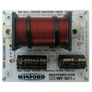 FILTRO CROSSOVER AUDIO PER SUBWOOFER 350W TAGLIO FREQUENZE PER SUB WOOFER