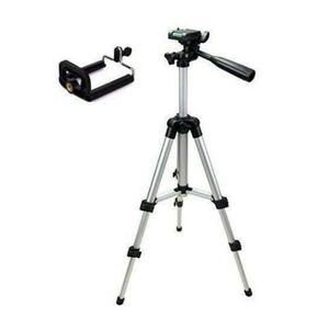 CAVALLETTO TREPPIEDE TRIPOD PER VIDEOCAMERA FOTOCAMERA SMARTPHONE SELFIE Tripod  3110A