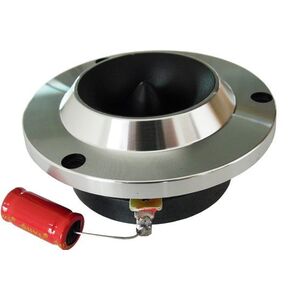 SUPER TWEETER A COMPRESSIONE IN TITANIO 9 CM 1" ALLUMINIO 240W CROMATO