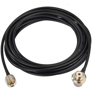 Cavo RG-58 Intestato con Supporto da Centro Tetto SO-239 e PL 259 Centrotetto