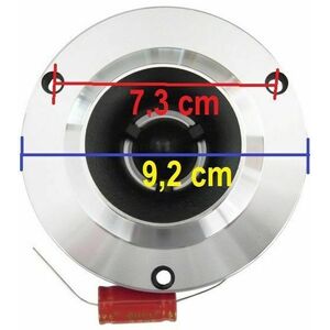 SUPER TWEETER A COMPRESSIONE IN TITANIO 9 CM 1" ALLUMINIO 240W CROMATO