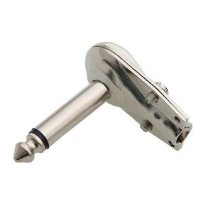 Connettore Spina Jack 6,3mm mono angolo 90° in metallo per strumenti e Chitarra