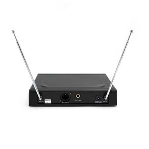 XT VT-302 PA Radiomicrofono Wireless VHF Doppio, Palmare + Bodypack + Archetto