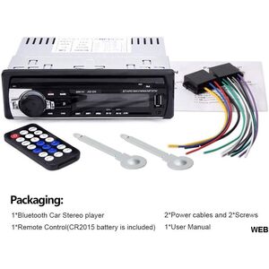 Autoradio Bluetooth USB SD Vivavoce + Telecomando 4 x 60W