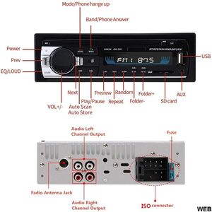 Autoradio Bluetooth USB SD Vivavoce + Telecomando 4 x 60W