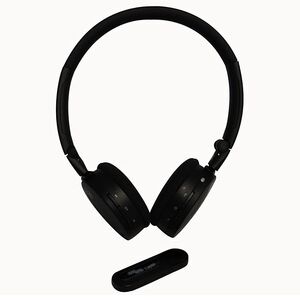 Cobra Lapis Cuffia senza fili Wireless per PC, Skype, 2.4 GHz richiudibile