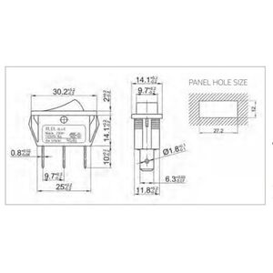 Deviatore da Pannello RL 15Y