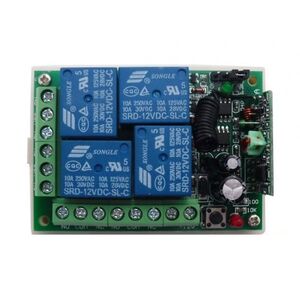 kit radiocomando 4 canali universale interruttore wireless 12V