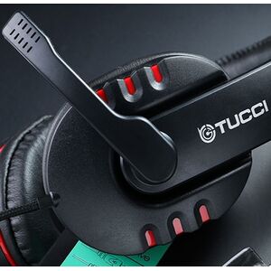 Cuffie gaming con microfono Tucci X6 - Colore rosso