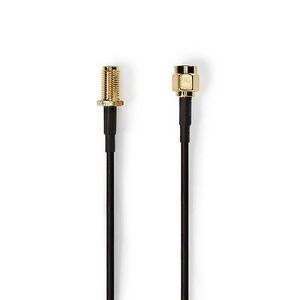 Cavo Coassiale RF con SMA Maschio e SMA Femmina RG174 -  3 Metri