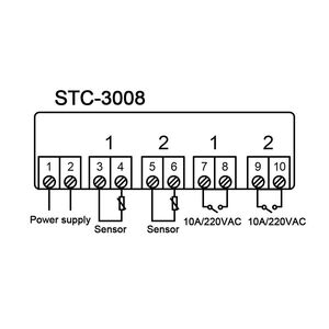 Termoregolatore DC 12V con sonda di temperatura