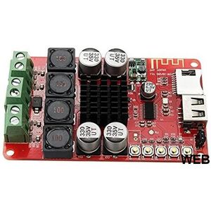 Amplificatore digitale 2x50W con Bluetooth, USB e scheda SD