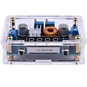 Regolatore di tensione da 5-36V a 1,25-32V DC con display e USB
