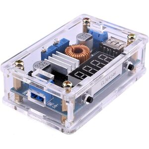 Regolatore di tensione da 5-36V a 1,25-32V DC con display e USB