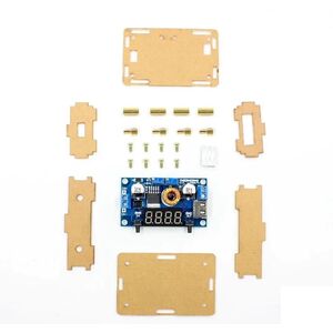 Regolatore di tensione da 5-36V a 1,25-32V DC con display e USB