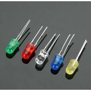 Kit diodi led 5mm 500pz 5 colori