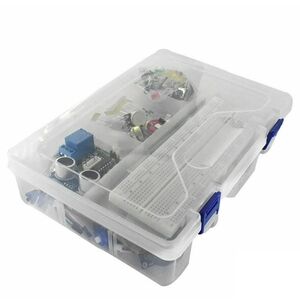 Starter kit arduino Uno R3 breadbord e supporto motore passo-passo/servo/1602 LCD/cavo jumper