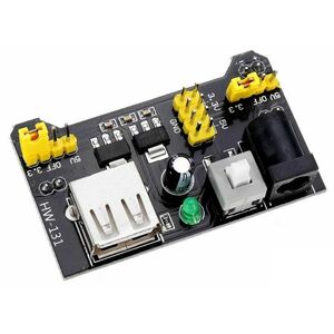 Set PSU per breadboard 2,1mm e cavi jumper