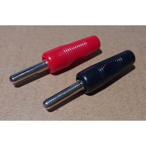 Connettore Banana per alimentazione 2-Pezzi Rosso Nero 4mm
