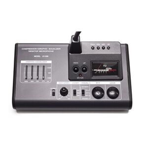 AV-908 MICROFONO DA TAVOLO CON COMPRESSORE DINAMICO VOCALE PER ICOM/YAESU/KENWOOD