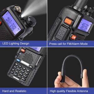 BAOFENG UV-5R RICETRASMITTENTE VHF/UHF DUAL BAND RADIO 136-174 400-480 MHZ