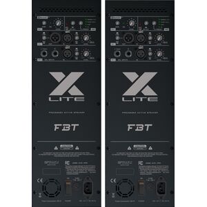 FBT X-lite 115A V2 Coppia Casse Amplificate Attive Professionali 15" 3000W Bluetooth 5.0